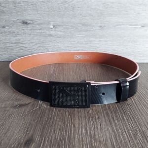 Puma Patent Leather Black Belt Medium